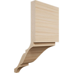 Ekena Millwork - MICS1 - 2 3/4"W x 2 3/4"P x 5 5/8"H Americraft Solid Hardwood Stain Grade Universal Inside Crown Moulding Block for Profiles up to 3"H x 2 3/4"P