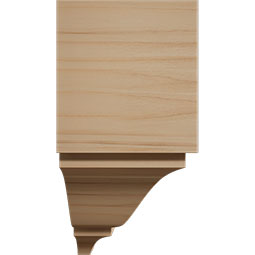 Ekena Millwork - MDBS1 - 2 3/4"P x 5 1/2"W x 5 5/8"H Americraft Solid Hardwood Stain Grade Universal Mid Crown Moulding Coupler Block for Profiles up to 3"H x 2 3/4"P