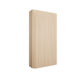 Ekena Millwork - PBSD3 - 3 1/2"W x 6 1/2"H x 1 1/8"P Americraft Smooth Plinth Block with Decorative Edge