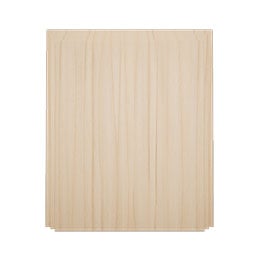 Ekena Millwork - PBSD6 - 5 1/2"W x 6 1/2"H x 1 1/8"P Americraft Smooth Plinth Block with Decorative Edge