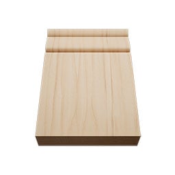 Ekena Millwork - PBTR5 - 4 1/2"W x 6 1/2"H x 1"P Americraft Traditional Plinth Block