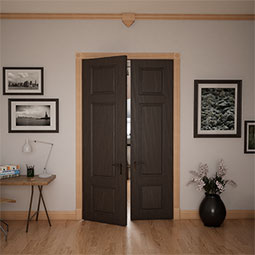 Ekena Millwork - PBSB4 - 3 3/4"W x 6 1/2"H x 1 1/8"P Americraft Smooth Plinth Block with Beveled Edge