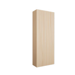 Ekena Millwork - PBSS2 - 2 1/2"W x 6 1/2"H x 1 1/8"P Americraft Smooth Plinth Block with Squared Edge