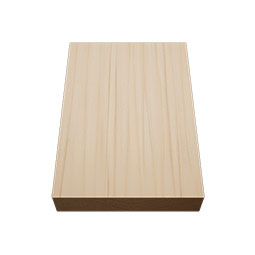 Ekena Millwork - PBSS5 - 4 1/2"W x 6 1/2"H x 1 1/8"P Americraft Smooth Plinth Block with Squared Edge