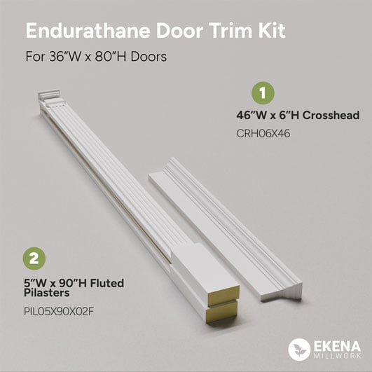 Ekena Millwork - DSKUR - Standard Door Trim Kit
