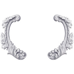 Ekena Millwork - ONL04X08X01ZA-P - Endurathane Zadlo Onlay, 4 1/2"W x 8 5/8"H x 1"P, (Sold as a Pair or Seperately)