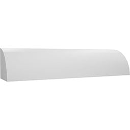 Royal Building Products, Inc - MLDP01X01WM105WH - WM105 - 3/4"H x 3/4"P x 96"L, TrueCraft PVC Quarter Round Moulding, White