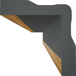 Royal Building Products, Inc - MLDP01X01OCMIO - 15/16"D x 15/16"W x 96"L, TrueCraft PVC Outside Corner Moulding, Imperial Oak