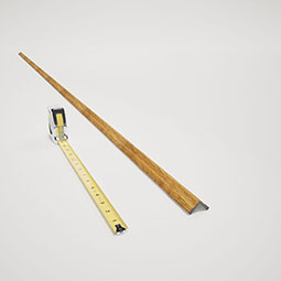 Royal Building Products, Inc - MLDP01X01OCMIO - 15/16"D x 15/16"W x 96"L, TrueCraft PVC Outside Corner Moulding, Imperial Oak