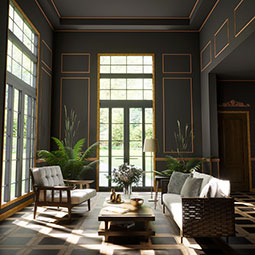 Royal Building Products, Inc - MLDP01X01OCMIO - 15/16"D x 15/16"W x 96"L, TrueCraft PVC Outside Corner Moulding, Imperial Oak