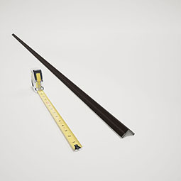 Royal Building Products, Inc - MLDP01X01OCMES - 15/16"D x 15/16"W x 96"L, TrueCraft PVC Outside Corner Moulding, Espresso