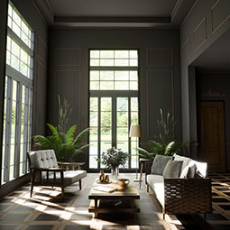 Royal Building Products, Inc - MLDP01X01OCMES - 15/16"D x 15/16"W x 96"L, TrueCraft PVC Outside Corner Moulding, Espresso