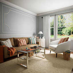 Royal Building Products, Inc - MLDP01X01WM291WH - WM291 - 1 1/8"H x 9/16"P x 96"L, TrueCraft PVC Cap Moulding, White