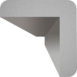 Royal Building Products, Inc - MLDP02X02WM205WH - WM 205 - 1 1/8"H x 1 1/8"P x 96"L, TrueCraft PVC Outside Corner Moudling, White