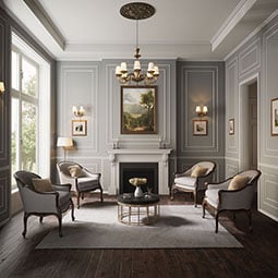 Royal Building Products, Inc - MLDP02X02WM205WH - WM 205 - 1 1/8"H x 1 1/8"P x 96"L, TrueCraft PVC Outside Corner Moudling, White