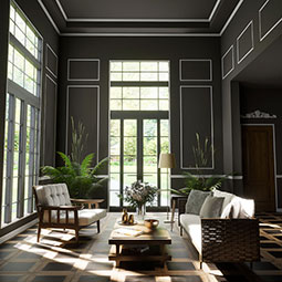 Royal Building Products, Inc - MLDP00X02WM268WH - WM268 - 1 1/8"H x 1/4"P x 96"L, TrueCraft PVC Lattice Moulding, White