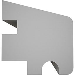 Royal Building Products, Inc - MLDP01X12WM3012WH - WM3012 - 1  3/8"H x 1 5/16"P x 84"L, TrueCraft PVC Sill Moulding, White