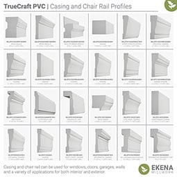 Royal Building Products, Inc - MLDP01X12WM3012WH - WM3012 - 1  3/8"H x 1 5/16"P x 84"L, TrueCraft PVC Sill Moulding, White