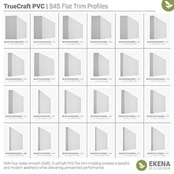 Royal Building Products, Inc - MLDP01X12WM3012WH - WM3012 - 1  3/8"H x 1 5/16"P x 84"L, TrueCraft PVC Sill Moulding, White