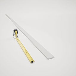 Royal Building Products, Inc - MLDP00X02WM269WH - WM269 - 1 9/16"H x 1/4"P x 96"L, TrueCraft PVC Lattice Moulding, White