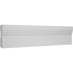 Royal Building Products, Inc - MLDP01X02WM180WH - WM180 - 2"H x 1 1/4"P x 96"L, TrueCraft PVC Brick Mould, White