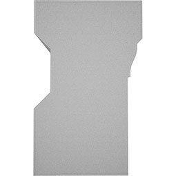 Royal Building Products, Inc - MLDP01X02WM180WH - WM180 - 2"H x 1 1/4"P x 96"L, TrueCraft PVC Brick Mould, White