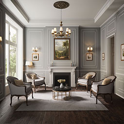 Royal Building Products, Inc - MLDP01X02WM180WH - WM180 - 2"H x 1 1/4"P x 96"L, TrueCraft PVC Brick Mould, White