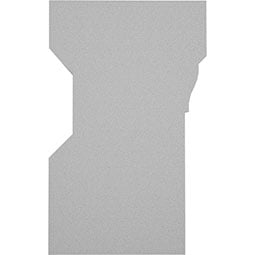 Royal Building Products, Inc - MLDP01X02WM180KWH - WM180 - 2"H x 1 1/4"P x 96"L, TrueCraft PVC Brick Door Moulding Kit (3- Piece, Pre Mitered), White