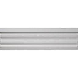 Royal Building Products, Inc - MLDP00X06WM51AWH - WM51-A - 5 15/32"H x 13/32"P x 96"L, TrueCraft PVC Beaded Planking Moulding, White