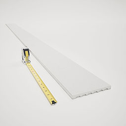 Royal Building Products, Inc - MLDP01X06DJWH - 5 7/8"H x 11/16"P x 96"L, TrueCraft PVC Door Jamb Moulding, White