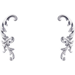 Ekena Millwork - ONL03X08X01ES-P - Endurathane Esther Onlay, 3"W x 8"H x 1"P (Sold as a Pair or Seperately), Factory Primed