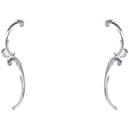 Ekena Millwork - ONL03X12X01SA-P - Endurathane Santiago Onlay, 4 1/8"W x 11 3/4"H x 3/4"P (Sold as a Pair or Seperately), Factory Primed