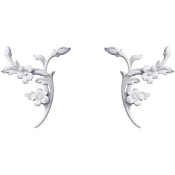 Ekena Millwork - ONL05X06X01DA-P - Endurathane Dakota Onlay, 6 1/4"W x 6 1/8"H x 3/4"P (Sold as a Pair or Seperately), Factory Primed