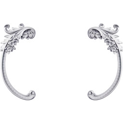 Ekena Millwork - ONL06X13X01TH-P - Endurathane Thomas Onlay, 6"W x 12 7/8"H x 1"P (Sold as a Pair or Seperately), Factory Primed