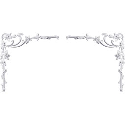 Ekena Millwork - ONL22X21X01FI-P - Endurathane Finn Onlay, 22 5/8"W x 21 1/8"H x 3/4"P (Sold as a Pair or Seperately), Factory Primed