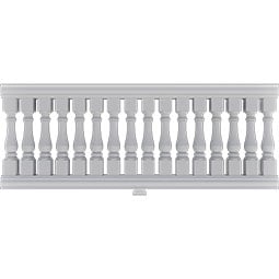 Ekena Millwork - BALKBR - Fiberthane 700 Series Bradford Balustrade Railing Kit