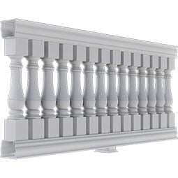 Ekena Millwork - BALKBR - Fiberthane 700 Series Bradford Balustrade Railing Kit