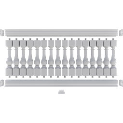 Ekena Millwork - BALKLG - Fiberthane 700 Series Legacy Balustrade Railing Kit