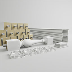 Ekena Millwork - BALKLG - Fiberthane 700 Series Legacy Balustrade Railing Kit