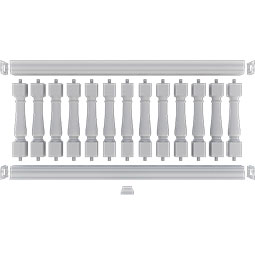 Ekena Millwork - BALKOX - Fiberthane 700 Series Oxford Balustrade Railing Kit