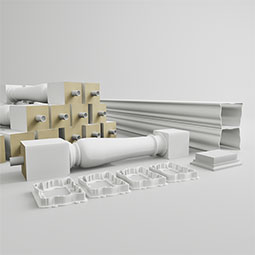 Ekena Millwork - BALKOX - Fiberthane 700 Series Oxford Balustrade Railing Kit