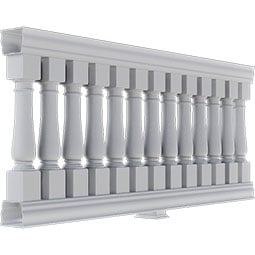 Ekena Millwork - BALKOX - Fiberthane 700 Series Oxford Balustrade Railing Kit