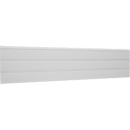 Royal Building Products, Inc - MLDP00X07WSWH - 7 1/4"H x 5/16"P x 96"L, TrueCraft PVC Reversible Bead/Nickel Gap Wainscot Moulding, White