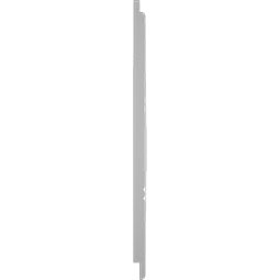 Royal Building Products, Inc - MLDP00X07WSWH - 7 1/4"H x 5/16"P x 96"L, TrueCraft PVC Reversible Bead/Nickel Gap Wainscot Moulding, White