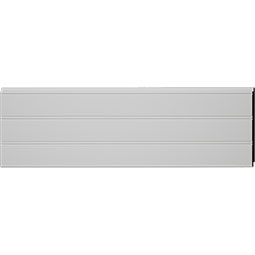 Royal Building Products, Inc - MLDP00X07WSWH - 7 1/4"H x 5/16"P x 96"L, TrueCraft PVC Reversible Bead/Nickel Gap Wainscot Moulding, White