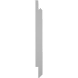 Royal Building Products, Inc - MLDP01X07SLWH - 7 1/8"H x 5/8"P x 96"L, TrueCraft PVC Shiplap/Nickel Gap Planking Moulding, White