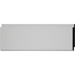 Royal Building Products, Inc - MLDP01X07SLWH - 7 1/8"H x 5/8"P x 96"L, TrueCraft PVC Shiplap/Nickel Gap Planking Moulding, White