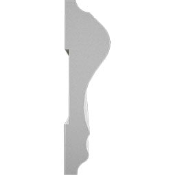 Royal Building Products, Inc - MLDP01X03WM390WH - WM390 - 2 5/8"H x 11/16"P x 96"L, TrueCraft PVC Chair Rail Moulding, White