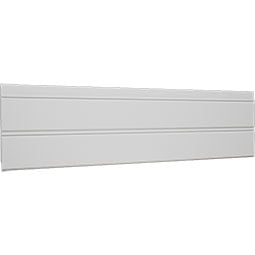 Royal Building Products, Inc - MLDP01X06PLWH - 5 3/4"H x 1/2"P x 96"L, TrueCraft PVC Reversible Beaded Plank Moulding, White