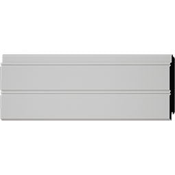Royal Building Products, Inc - MLDP01X06PLWH - 5 3/4"H x 1/2"P x 96"L, TrueCraft PVC Reversible Beaded Plank Moulding, White